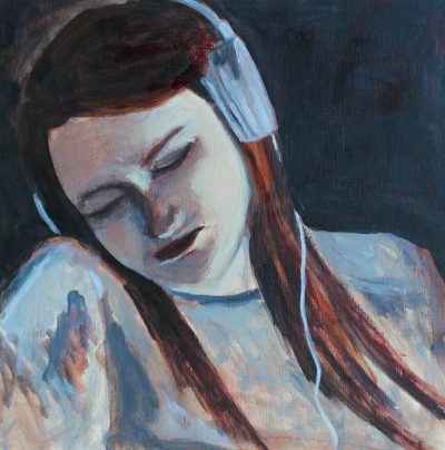 "Sleeping" Oil on Canvas